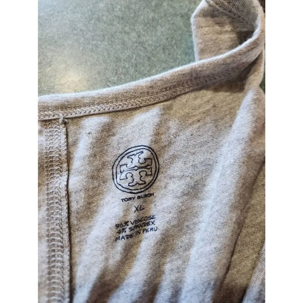 Tory Burch grey tank top sz XL
